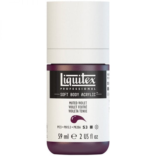 Liquitex Soft Body 59ml Muted Violet - theartshop.com.au