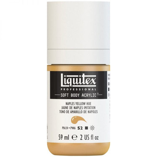 Liquitex Soft Body 59ml Naples Yellow Hue - theartshop.com.au