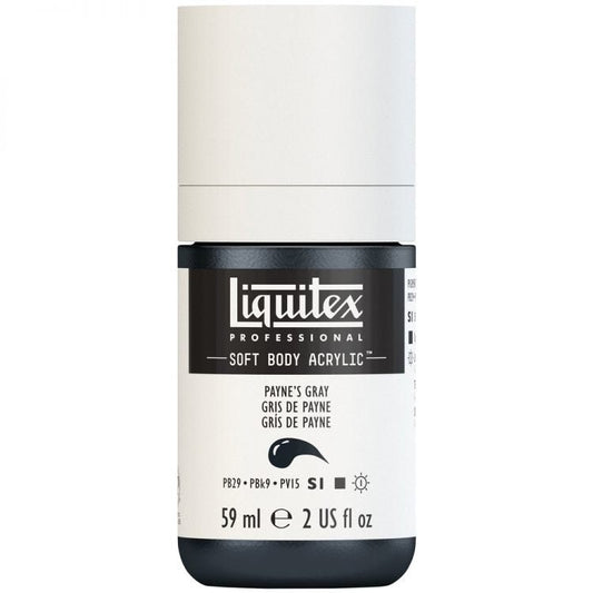 Liquitex Soft Body 59ml Payne's Gray - theartshop.com.au