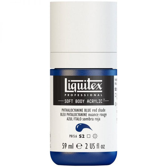 Liquitex Soft Body 59ml Phthalo Blue (Red Shade) - theartshop.com.au