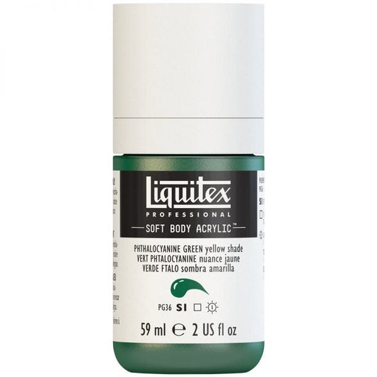 Liquitex Soft Body 59ml Phthalo Green (Yellow Shade) - theartshop.com.au