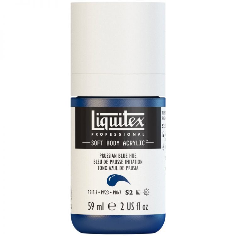 Liquitex Soft Body 59ml Prussian Blue Hue - theartshop.com.au