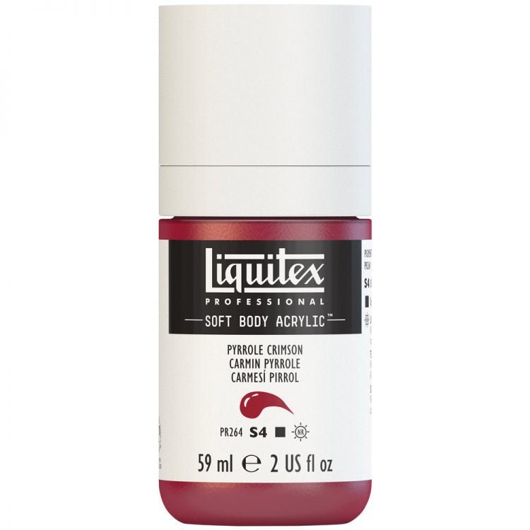 Liquitex Soft Body 59ml Pyrrole Crimson - theartshop.com.au