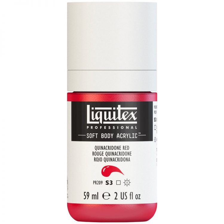 Liquitex Soft Body 59ml Quiancridone Red - theartshop.com.au