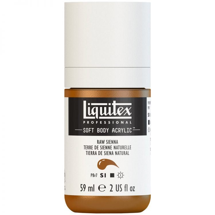 Liquitex Soft Body 59ml Raw Sienna - theartshop.com.au