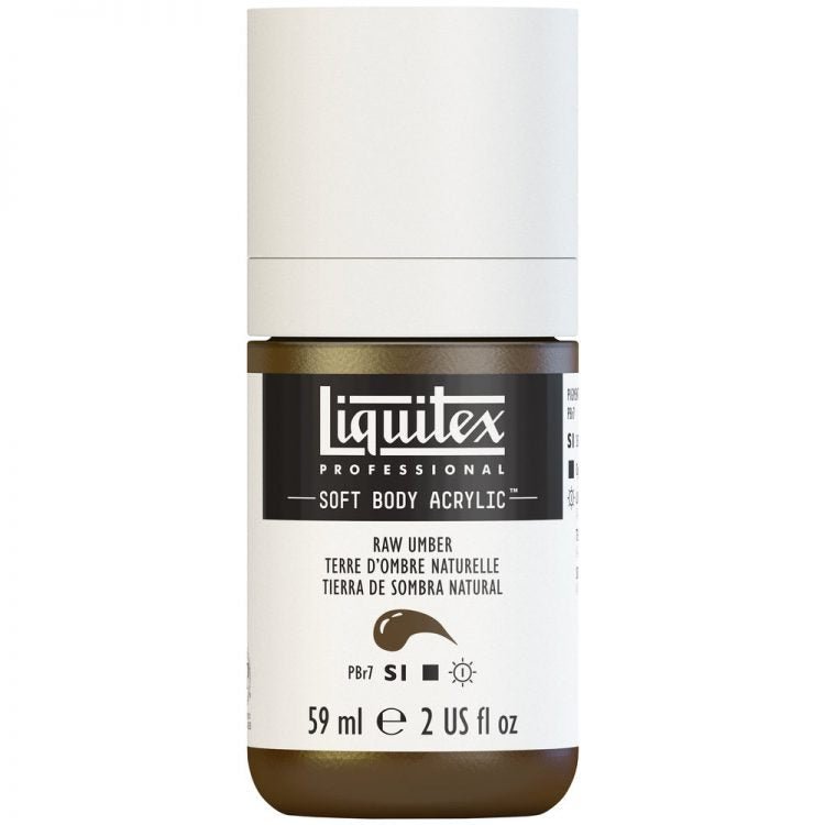 Liquitex Soft Body 59ml Raw Umber - theartshop.com.au