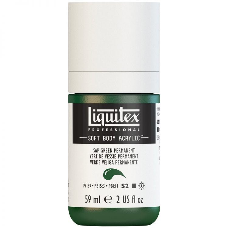 Liquitex Soft Body 59ml Sap Green Permanent - theartshop.com.au