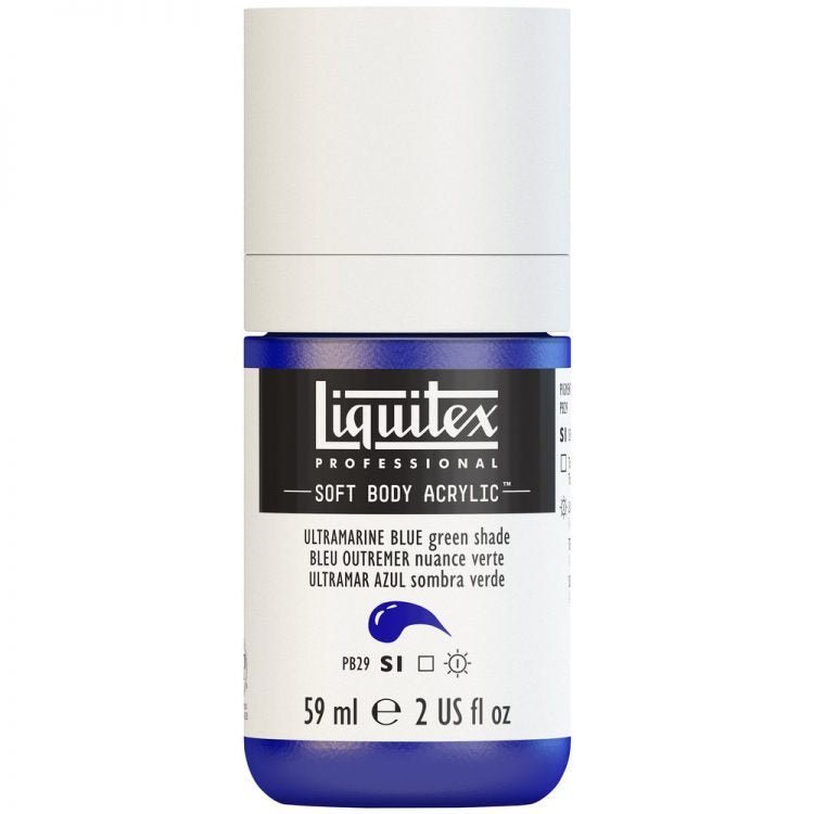 Liquitex Soft Body 59ml Ultramarine Blue (Green Shade) - theartshop.com.au