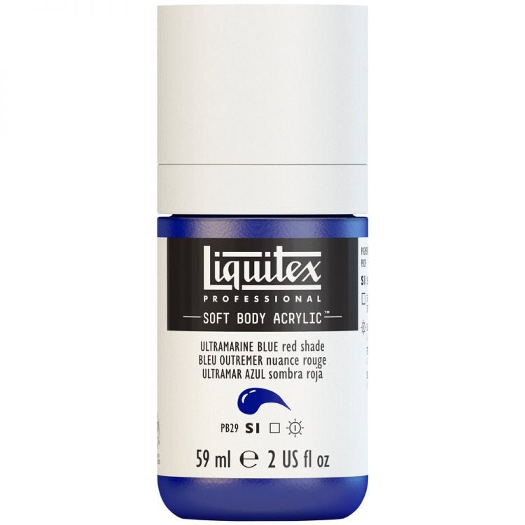 Liquitex Soft Body 59ml Ultramarine Blue (Red Shade) - theartshop.com.au