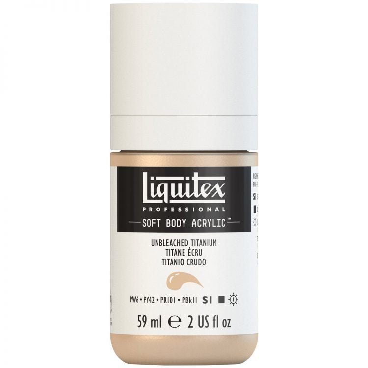 Liquitex Soft Body 59ml Unbleached Titanium - theartshop.com.au