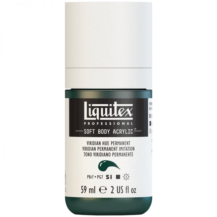 Liquitex Soft Body 59ml Viridian Hue Permanent - theartshop.com.au