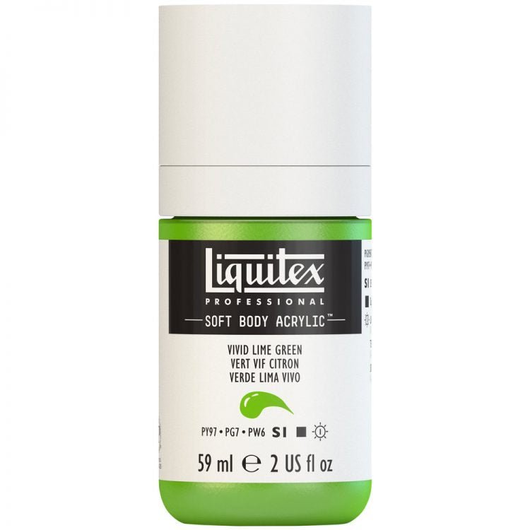 Liquitex Soft Body 59ml Vivid Lime Green - theartshop.com.au