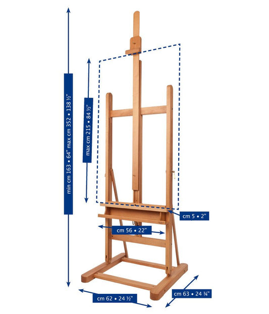 Mabef M/07 Studio Easel - theartshop.com.au