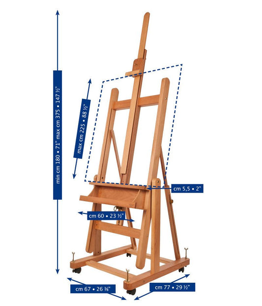 Mabef M/18 Studio Easel - theartshop.com.au