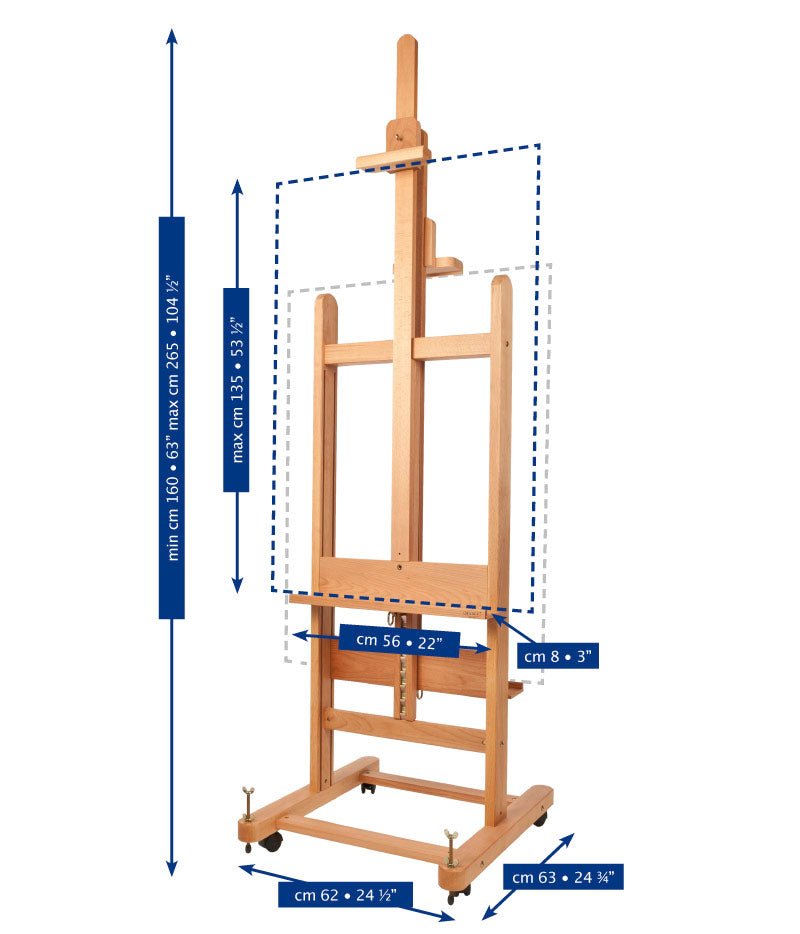 Mabef M/19 Studio Easel - theartshop.com.au