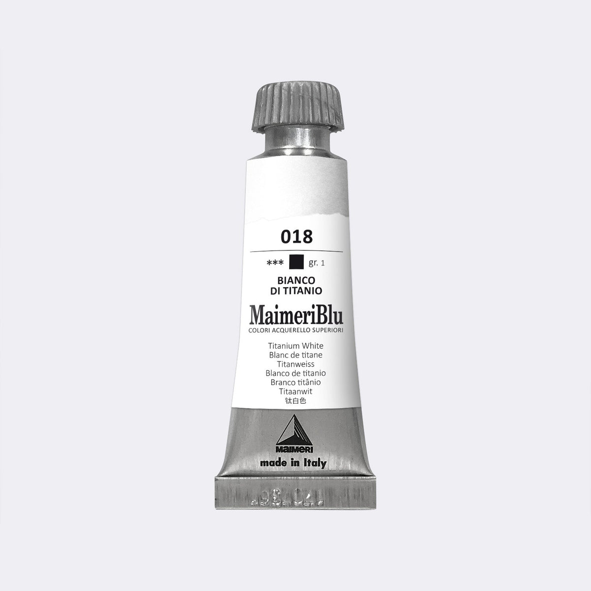 Maimeri Blu W/C 12ml 018 Titanium White - theartshop.com.au
