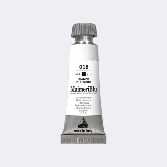 Maimeri Blu W/C 12ml 018 Titanium White - theartshop.com.au
