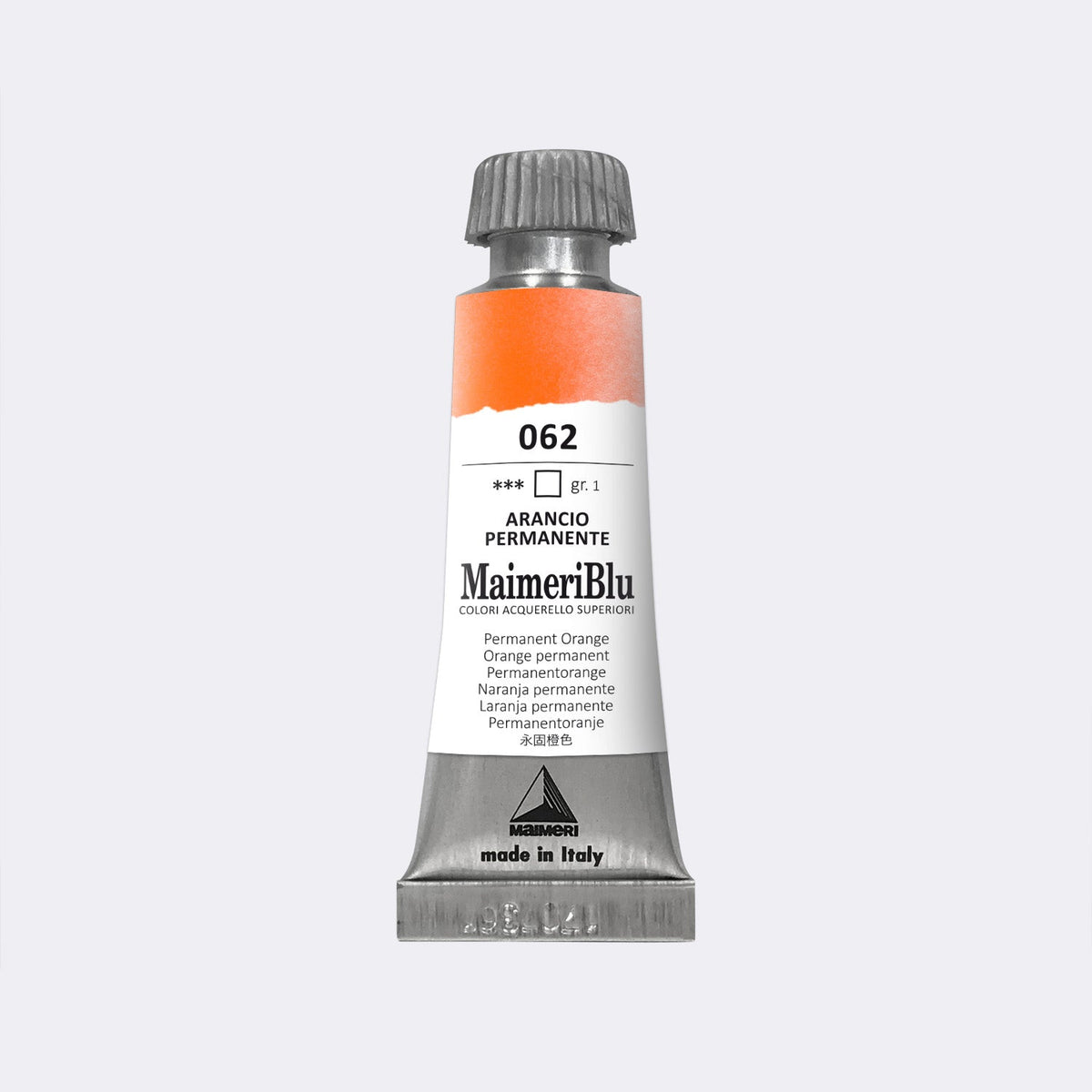 Maimeri Blu W/C 12ml 062 Permanent Orange - theartshop.com.au