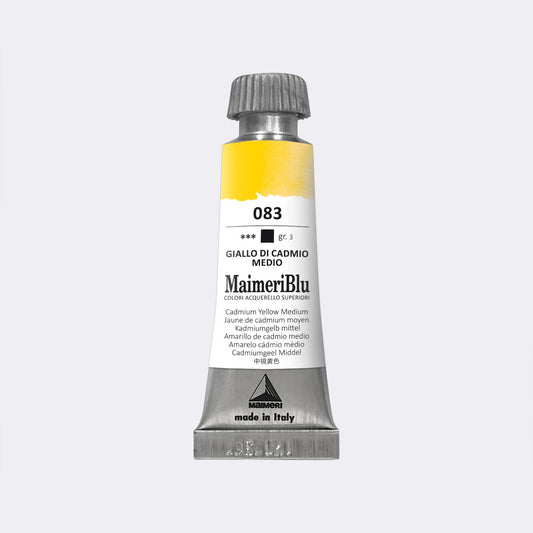 Maimeri Blu W/C 12ml 083 Cadmium Yellow Medium - theartshop.com.au