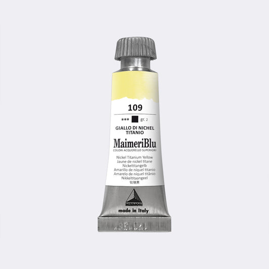 Maimeri Blu W/C 12ml 109 Nickel Titanium Yellow - theartshop.com.au