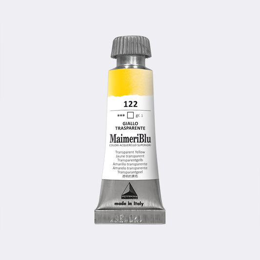 Maimeri Blu W/C 12ml 122 Transparent Yellow - theartshop.com.au