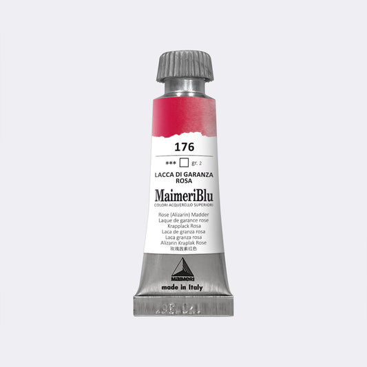 Maimeri Blu W/C 12ml 176 Rose (Alizarin) Madder - theartshop.com.au