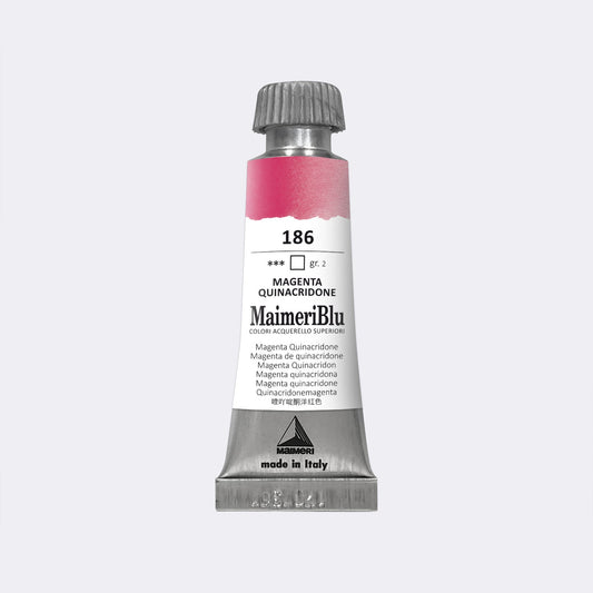 Maimeri Blu W/C 12ml 186 Magenta Quinacridone - theartshop.com.au