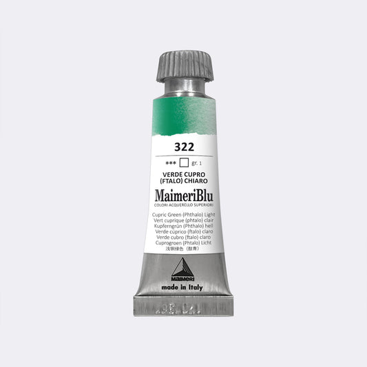 Maimeri Blu W/C 12ml 322 Cupric Green Light - theartshop.com.au