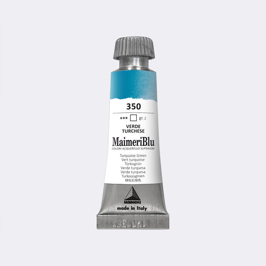 Maimeri Blu W/C 12ml 350 Turquoise Green - theartshop.com.au