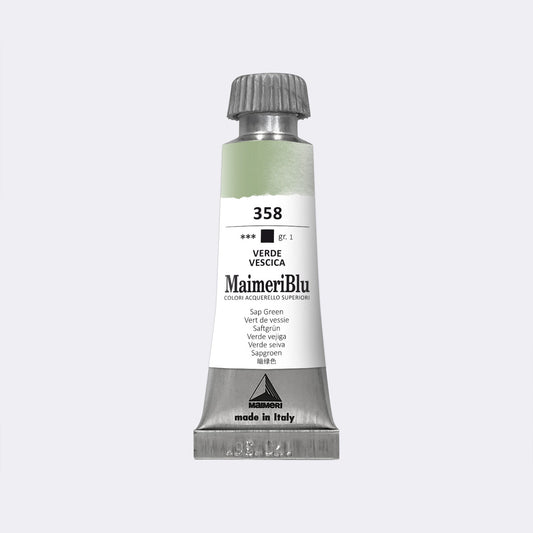 Maimeri Blu W/C 12ml 358 Sap Green - theartshop.com.au