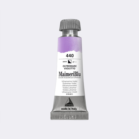 Maimeri Blu W/C 12ml 440 Ultramarine Violet - theartshop.com.au