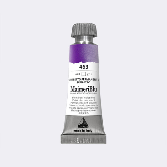 Maimeri Blu W/C 12ml 463 Permanent Violet Blue - theartshop.com.au