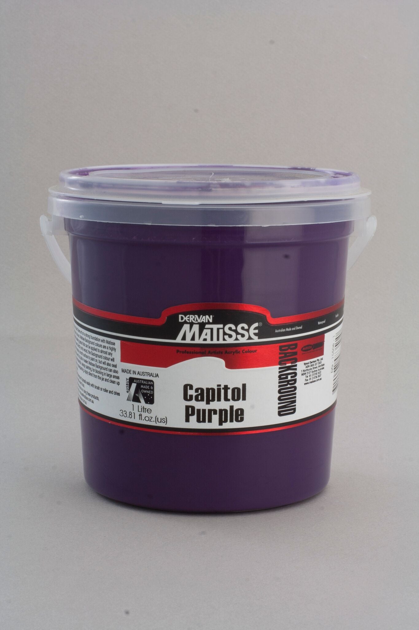 Matisse Background 1 Litre Capitol Purple - theartshop.com.au