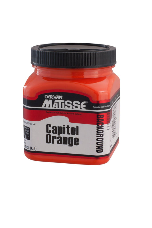 Matisse Background 250ml Capitol Orange - theartshop.com.au