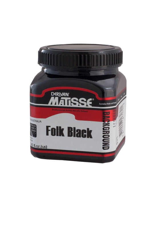 Matisse Background 250ml Folk Black - theartshop.com.au