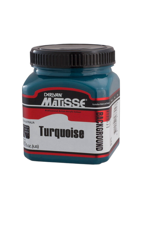 Matisse Background 250ml Turquoise - theartshop.com.au