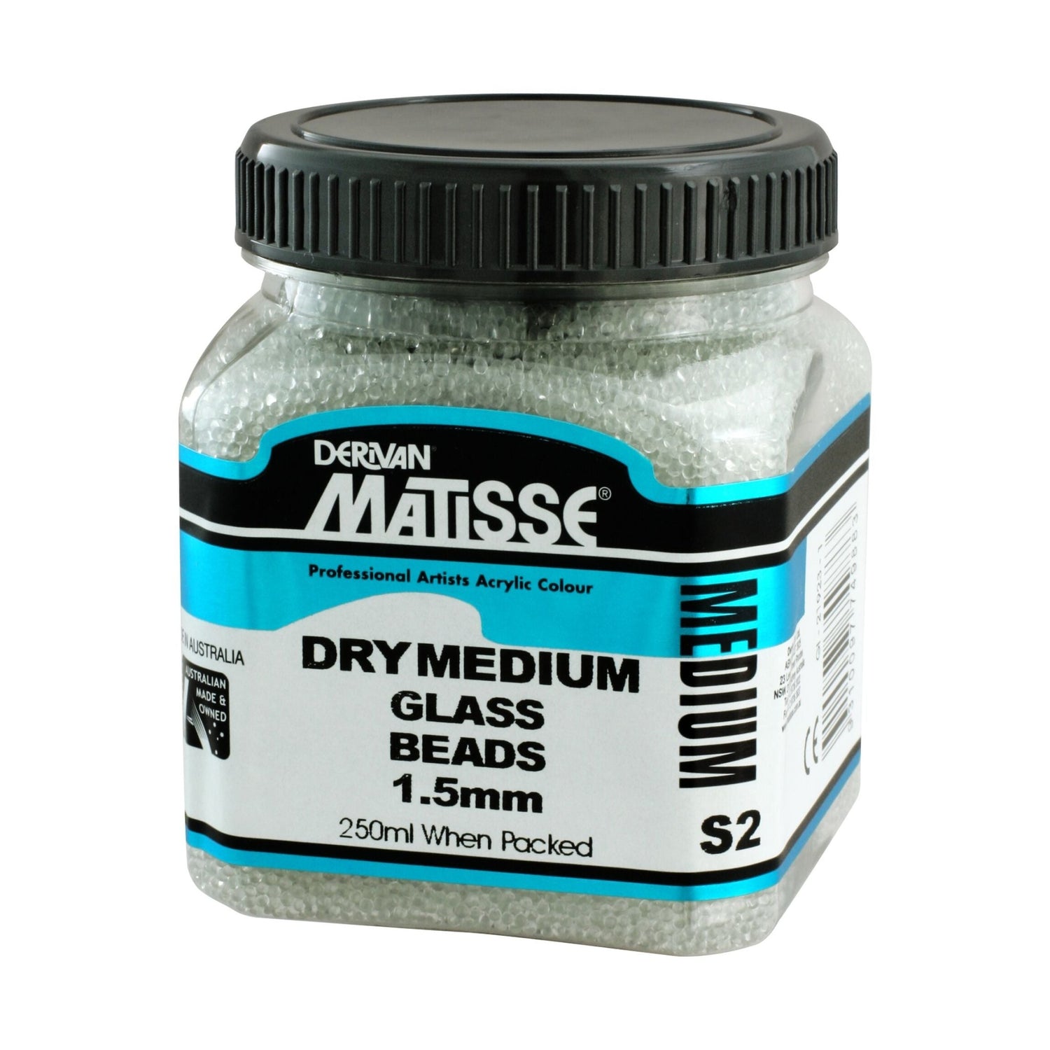 Matisse Dry Medium 250ml Glass Beads 1.5mm - theartshop.com.au