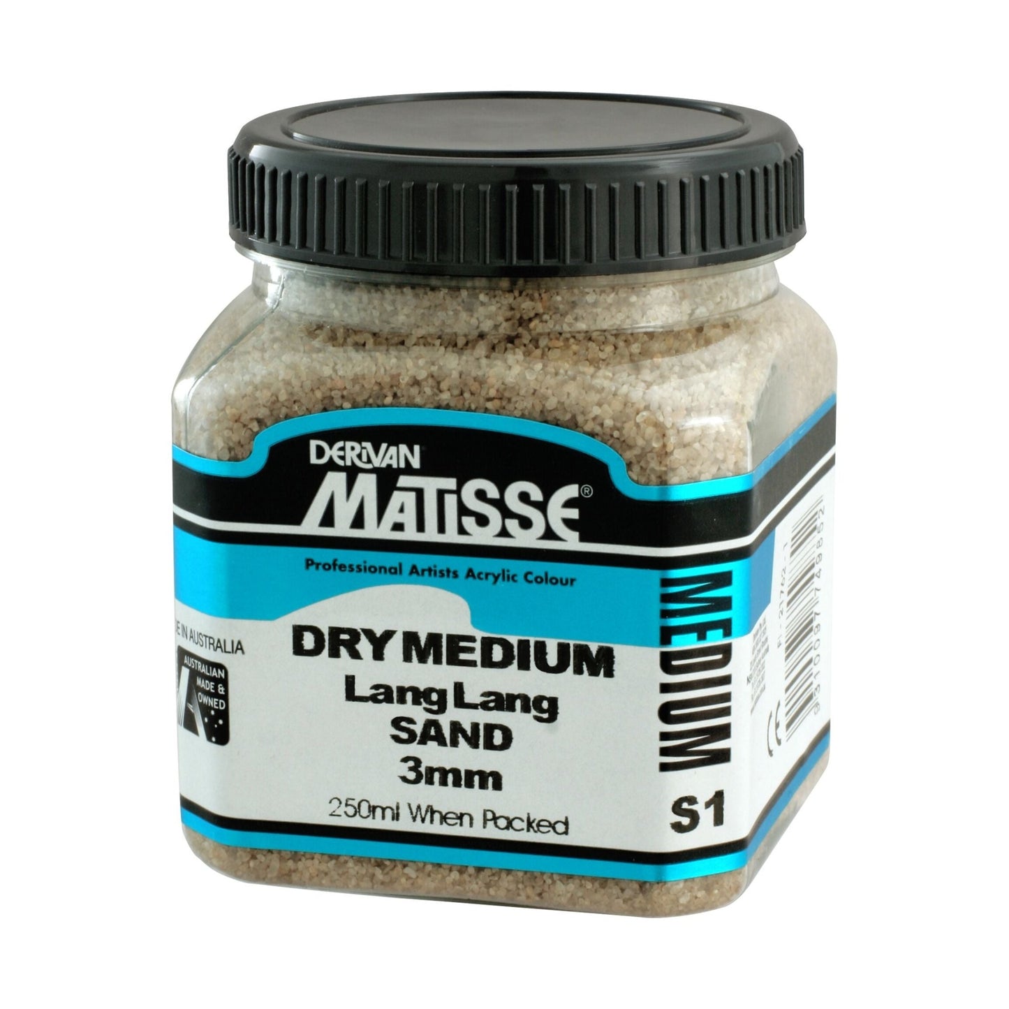 Matisse Dry Medium 250ml Lang Sand 3mm - theartshop.com.au