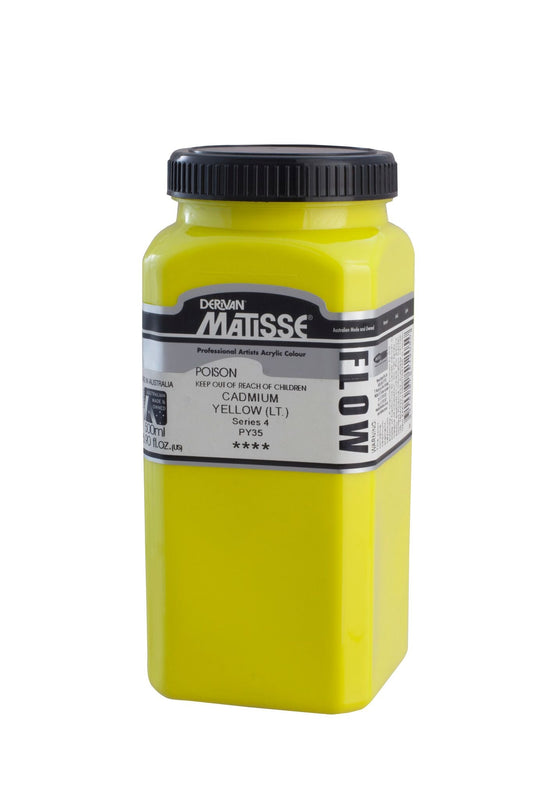 Matisse Flow 500ml Cadmium Yellow Light - theartshop.com.au