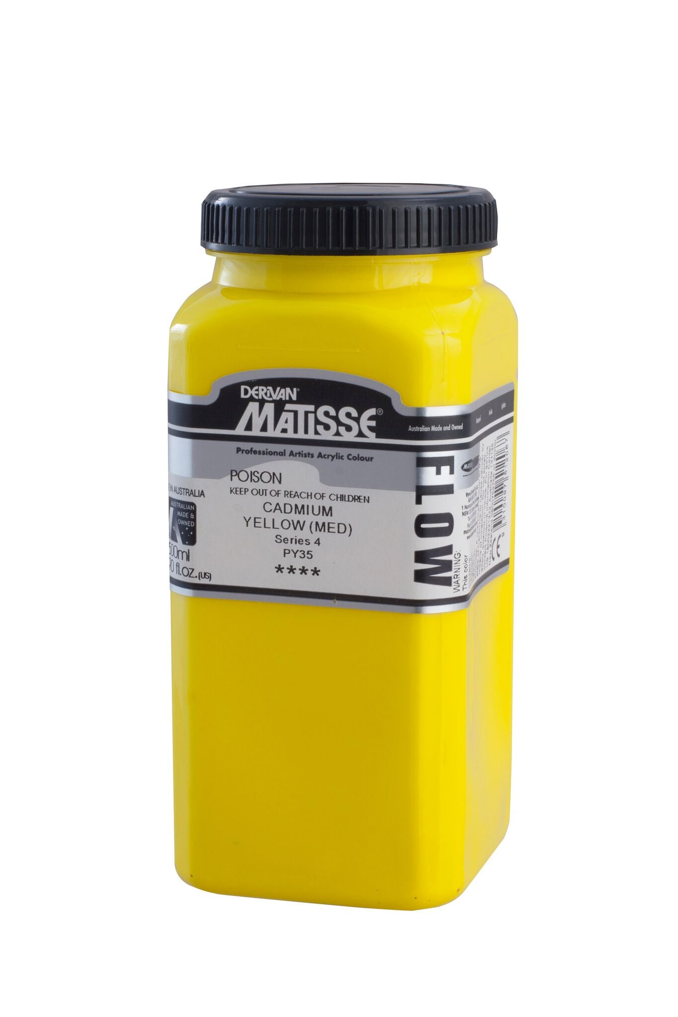 Matisse Flow 500ml Cadmium Yellow Medium - theartshop.com.au