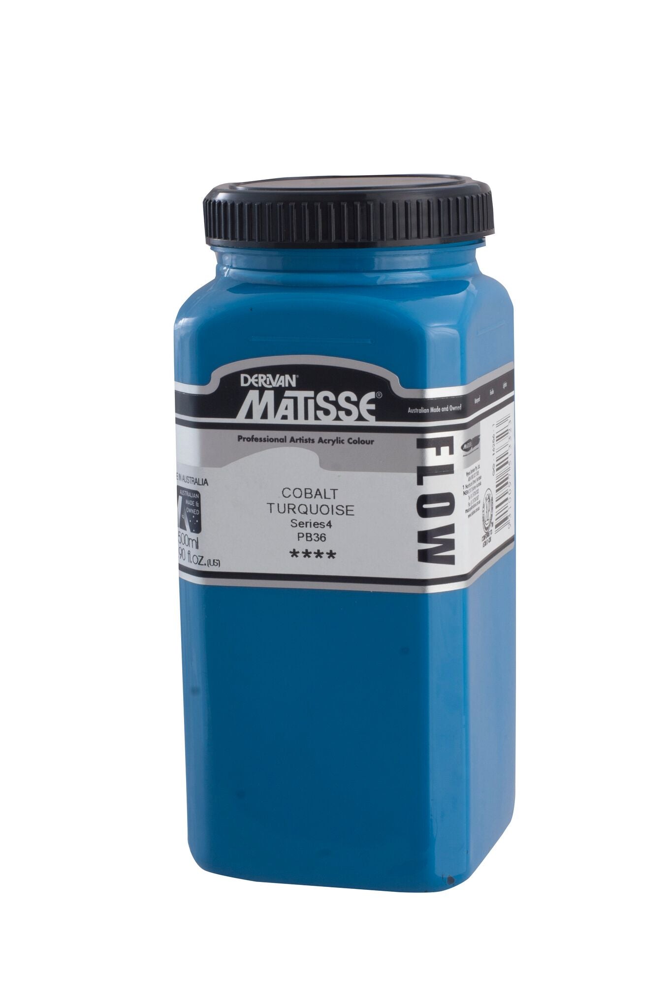 Matisse Flow 500ml Cobalt Turquoise - theartshop.com.au