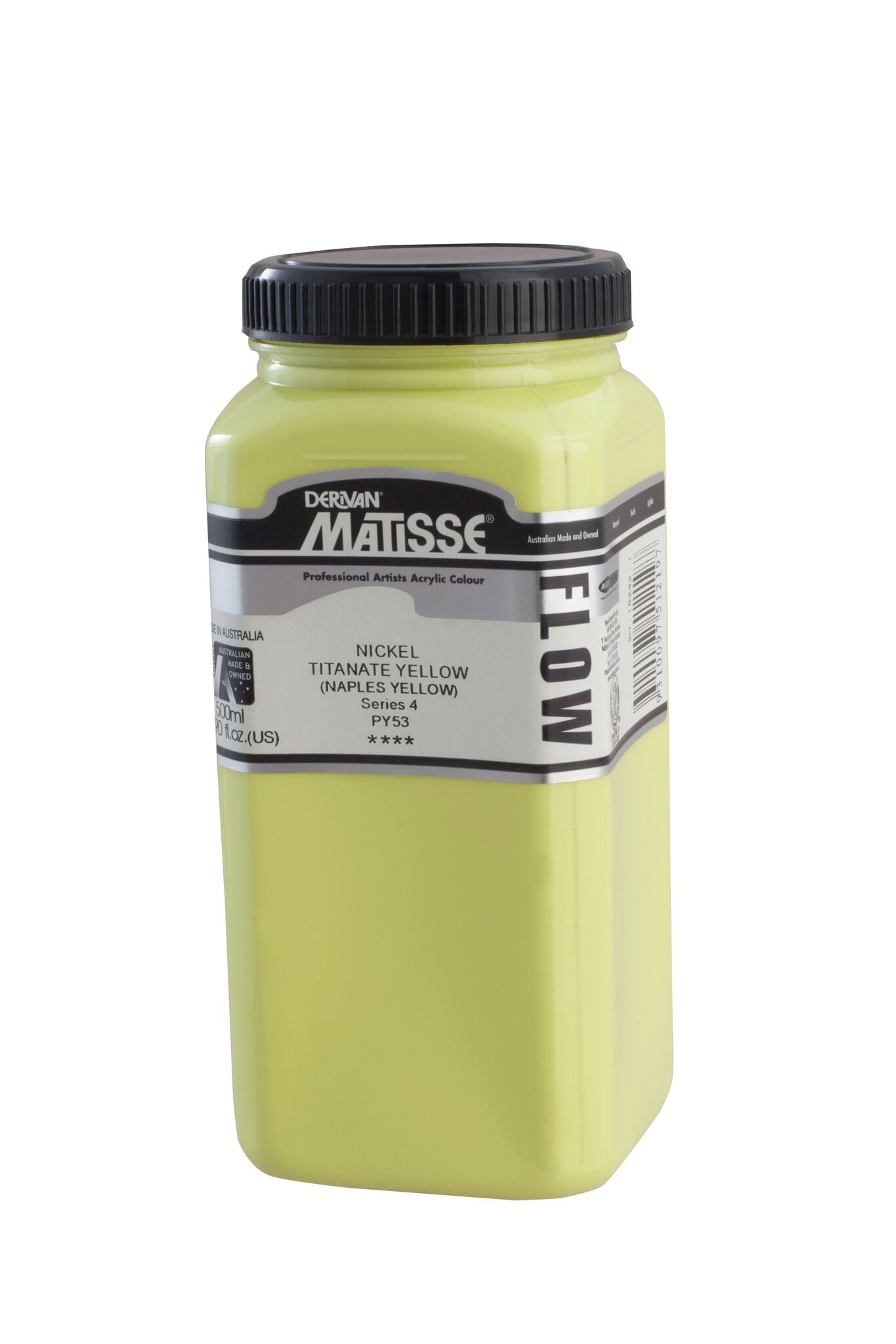 Matisse Flow 500ml Nickel Titanate Yellow - theartshop.com.au