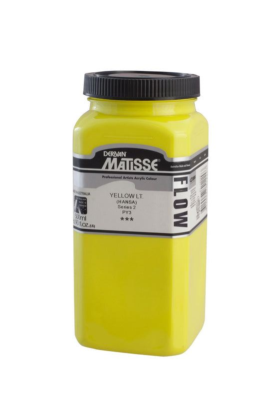 Matisse Flow 500ml Yellow Light Hansa - theartshop.com.au