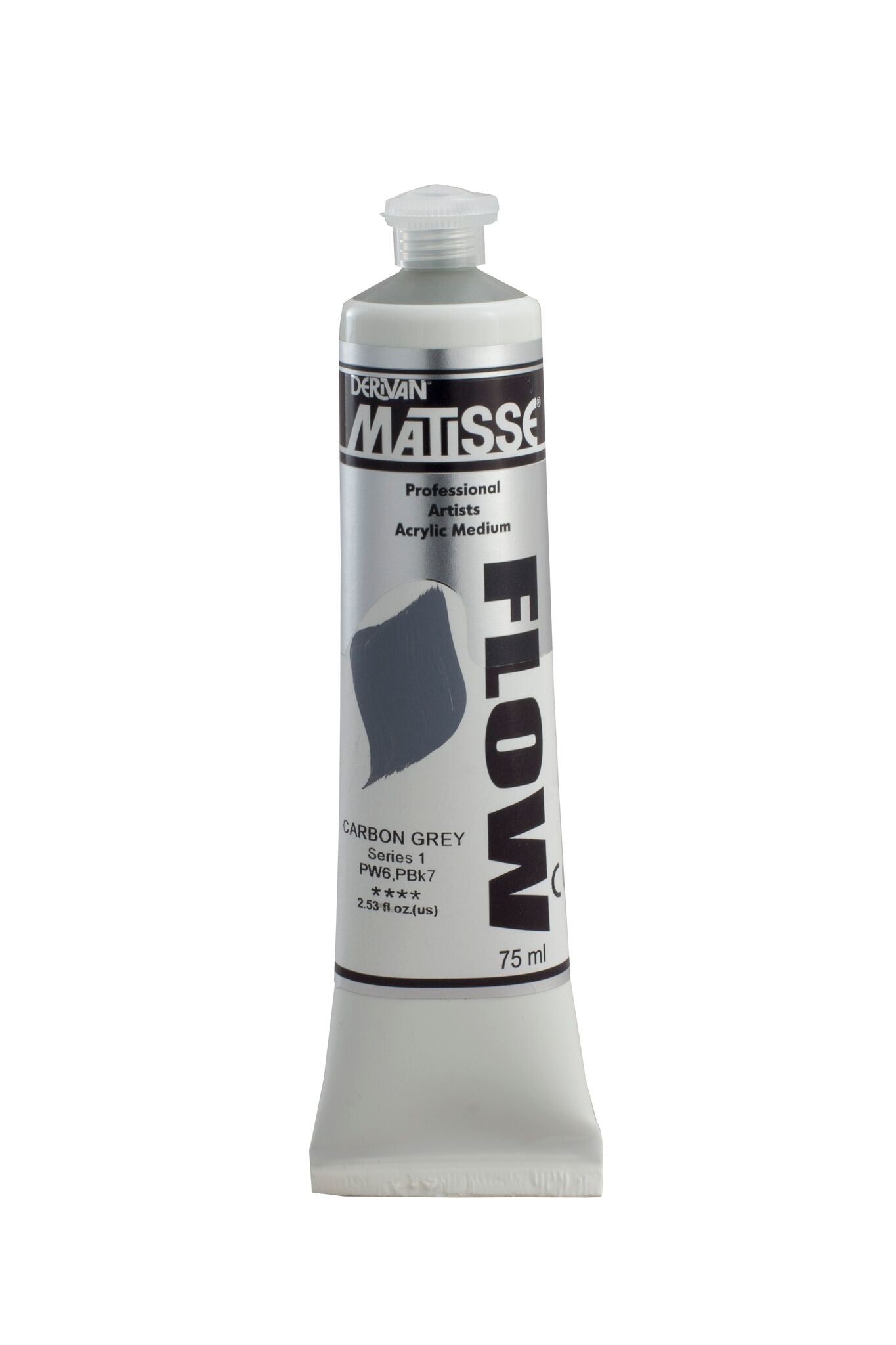 Matisse Flow 75ml Carbon Grey - theartshop.com.au