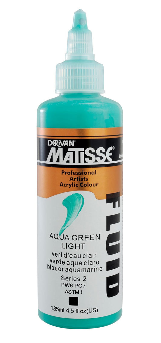 Matisse Fluid 135ml Aqua Green Light - theartshop.com.au