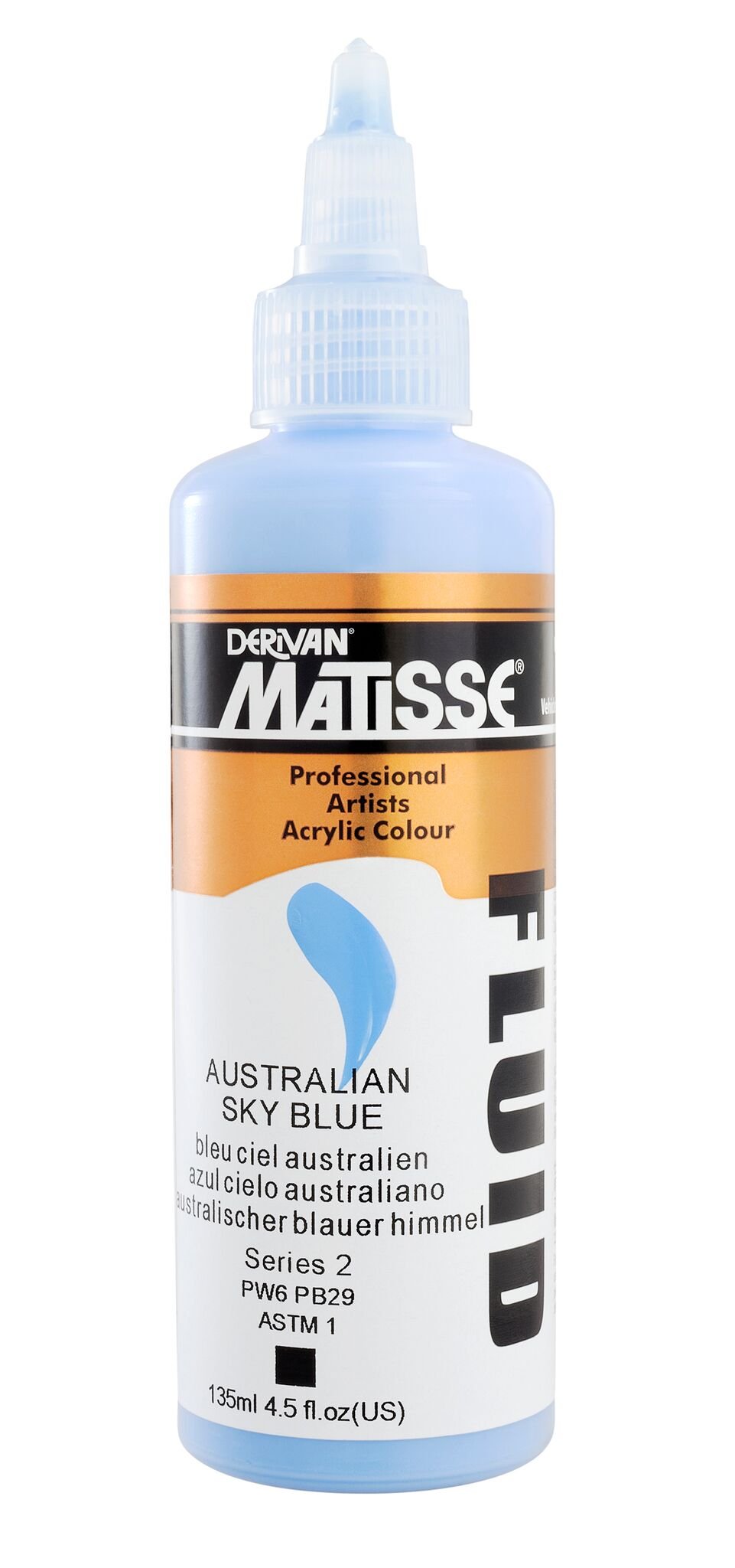 Matisse Fluid 135ml Australian Sky Blue - theartshop.com.au