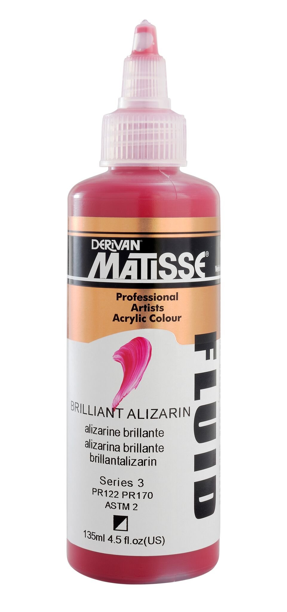 Matisse Fluid 135ml Brilliant Alizarin - theartshop.com.au