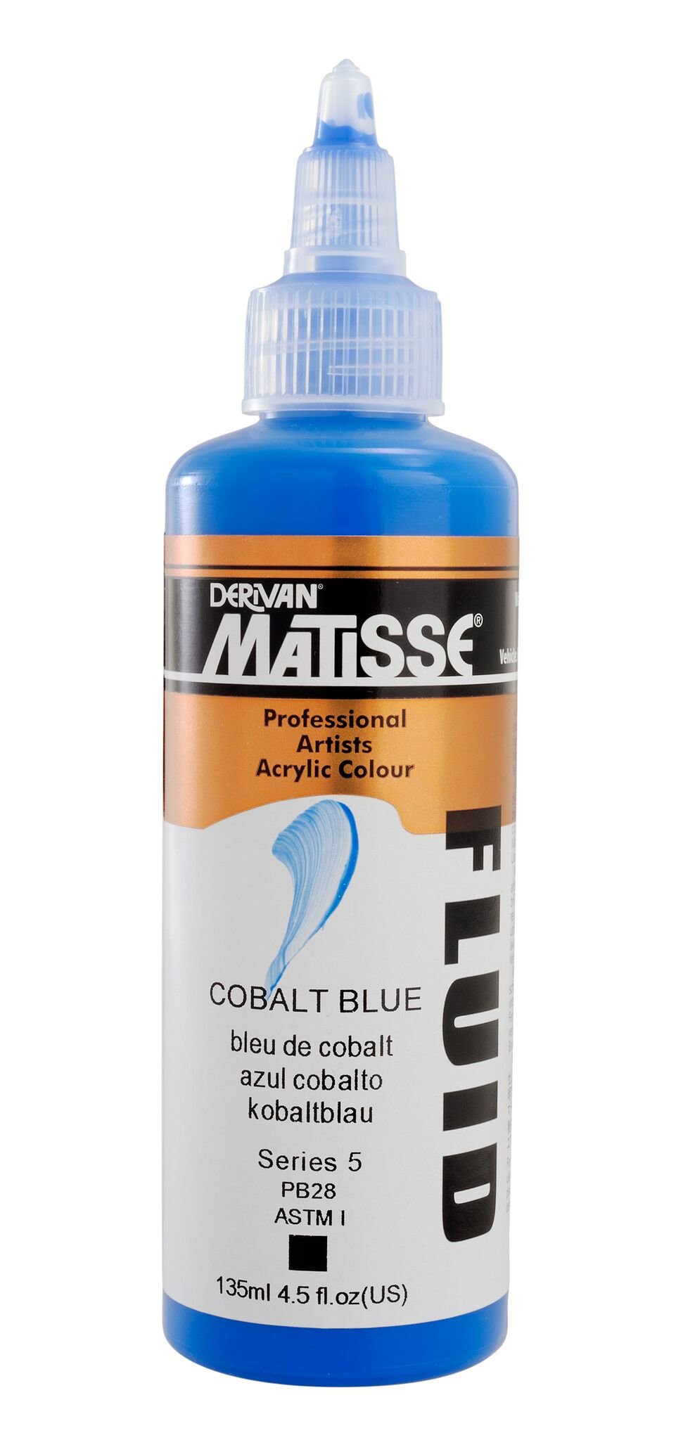 Matisse Fluid 135ml Cobalt Blue - theartshop.com.au