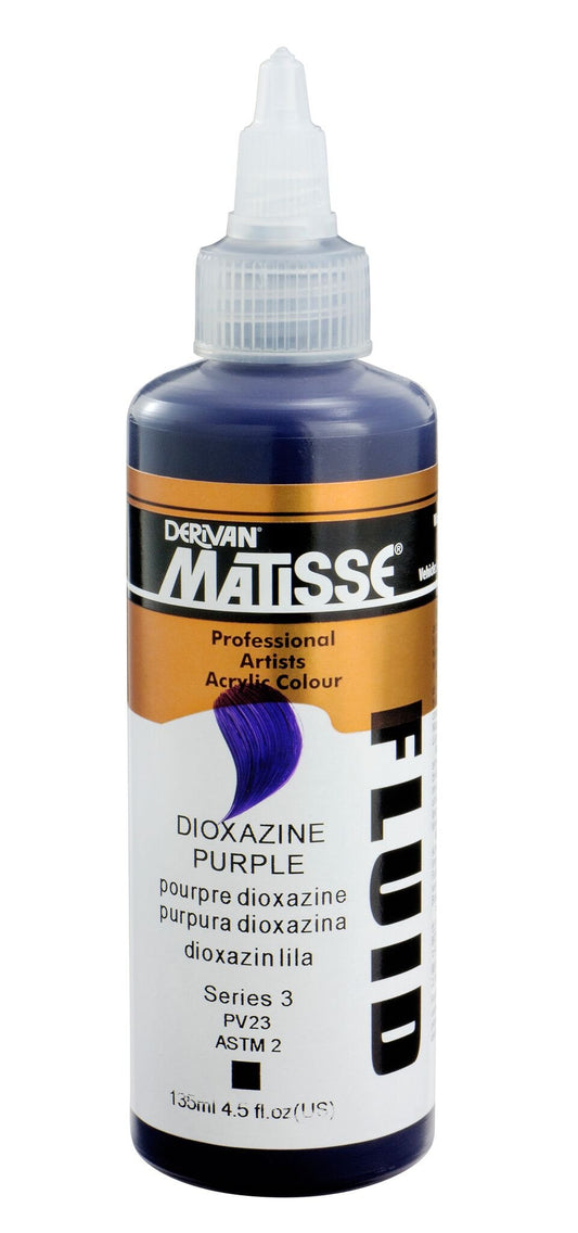 Matisse Fluid 135ml Dioxazine Purple - theartshop.com.au