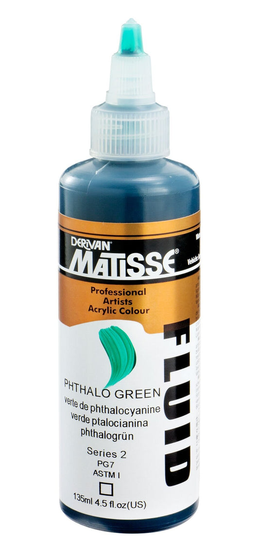 Matisse Fluid 135ml Phthalo Green - theartshop.com.au
